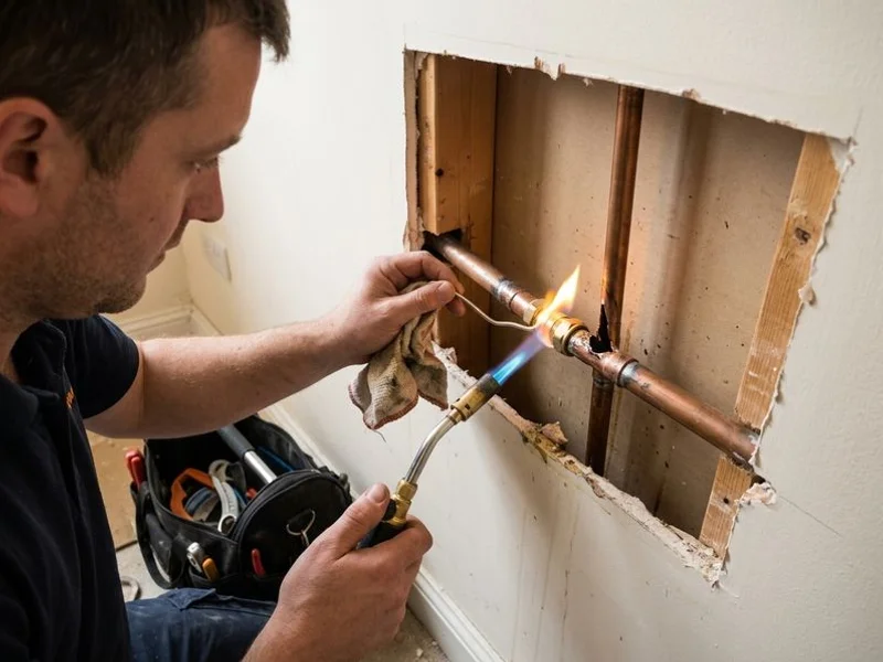 Emergency Plumbing work example 3