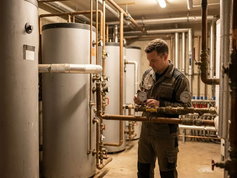 Commercial Plumbing work example 2