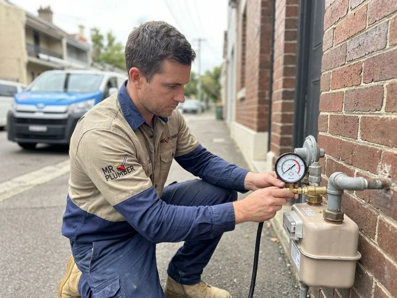 Gas Plumbing work example 1